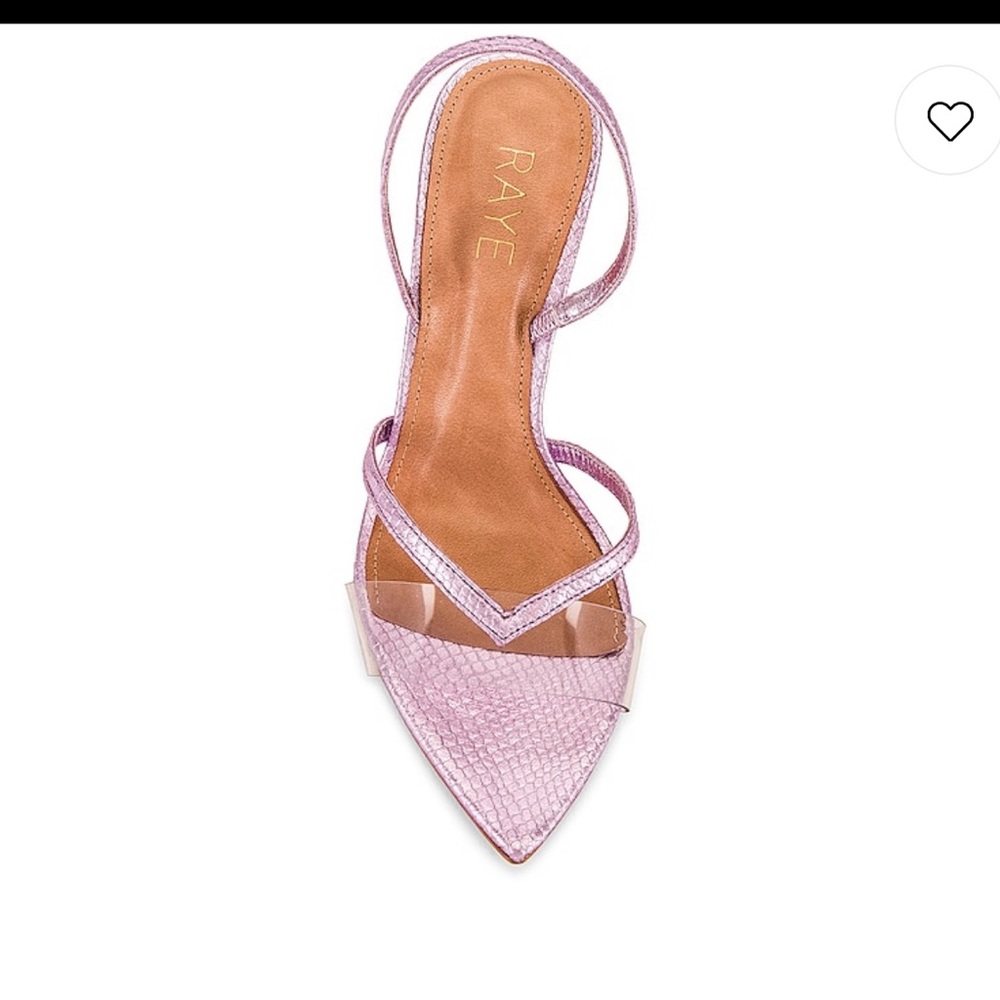 NWT Revolve Raye Sheer heel in pink